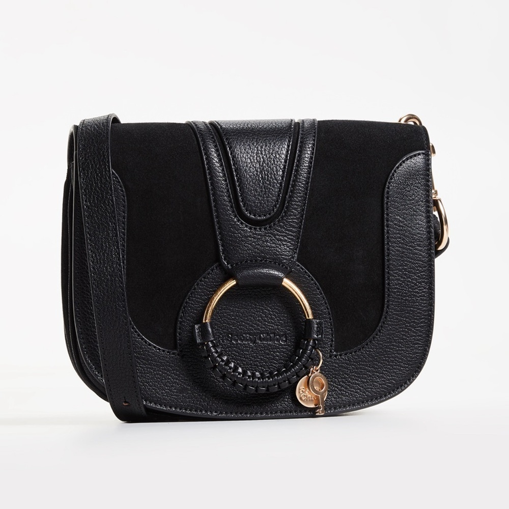 See By Chloé Hana Small Leather & Suede Crossbody